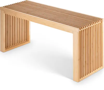Bamboe Bankje 90x33x43 cm – Halbankje ohne Rückenlehne