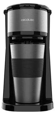 Productafbeelding van Cecotec Coffee 66 Drop & Go, koffiezetapparaat voor filterkoffie, geschikt voor gemalen koffie, 700W, zwart, roestvrij staal