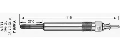 Produktbild von Ngk Glühkerze  6848