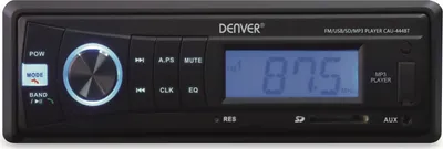 Obrázok produktu pre DENVER Denver CAU-444BT multimediálny prijímač do auta čierny 28 W Bluetooth