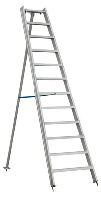 Produktbild von Obstbaumleiter Mod. 999, sehr leicht, trapezförmige Stufen, ermüdungsfreier Stand
