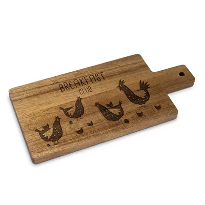 Produktbild von Breakfast Club Wood Tray nature, Frühstücksbrettchen