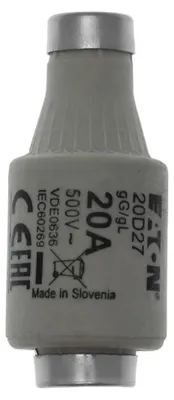 Produktbild von Eaton Diazed-Sicherung DII, 20A, E27, 500V AC, gL/gG, träge, 1 Stk.