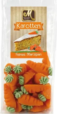 Produktbild von Odenwälder Edelmarzipan 'Karotten' Dekor 60g