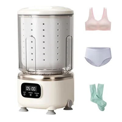 Produktbild von Waschmaschine,Tragbare Waschmaschine mit Schleudertrommel,kabellose Mini-Waschmaschine für Unterwäsche, Socken, Babykleidung,für Reisen, Wohnungen