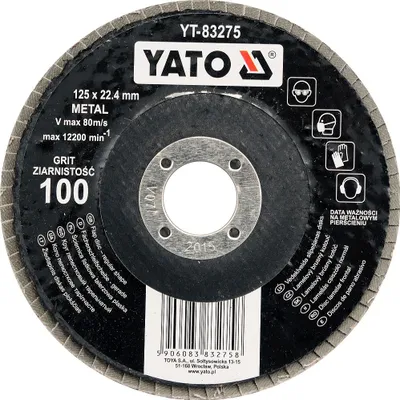 Obrázek produktu pro Kotouč lamelový brusný na kov 125x22,4mm P120