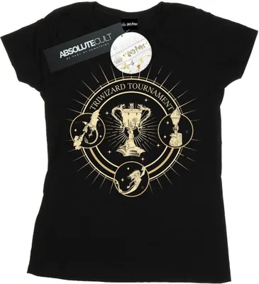 Produktbild von Harry Potter - "Triwizard" T-Shirt für Damen BI23825 (L) (Schwarz)