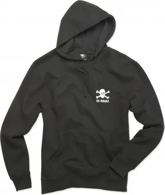 Produktbild von FC St. Pauli - Kapuzenpullover Totenkopf klein - schwarz