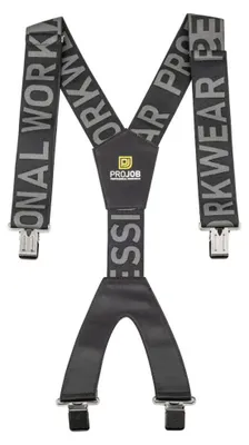 Immagine prodotto di Projob - Bretelle unisex per uomo/donna, logo ET528 (taglia unica) (nero), productTiles.product.images.aiGenerated