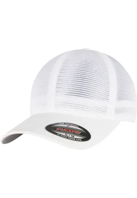 Produktbild von FLEXFIT 360 | Flexfit 360 Omnimesh Cap, Ohne Verschluss - Farbe: White - Größe: S/M