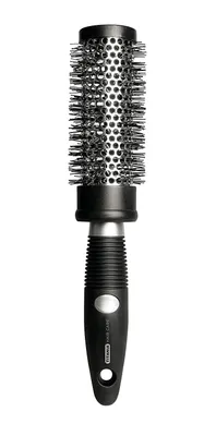 Produktbild von Titania Fönwellbürste Gummigriff silber/schwarz