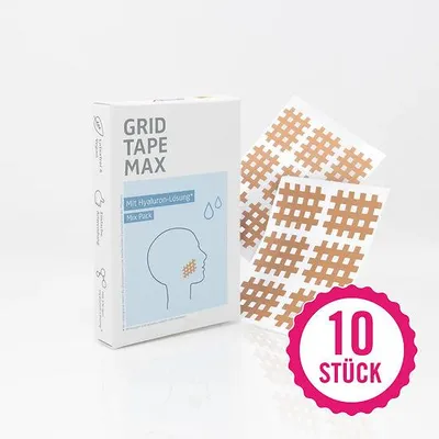 Produktbild von GRID TAPE MAX Gitterpflaster mit 1% Hyaluron Mix