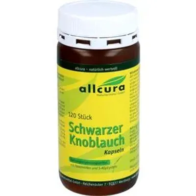 Productafbeelding van Zwarte knoflook capsules, 120 stuks