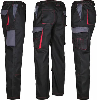 Produktbild von Arbeitshose Herren Hose Arbeitskleidung Craftland schwarz Bundhose 52