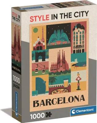 Image de CLE puzzle 1000 Compact Barcelona 39847