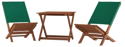 Produktbild von Klappstuhl Strandstuhl Anglerstuhl Gartenstuhl Stuhl zum Zusammenstecken grüner Bezug V-10-352
