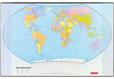 Immagine prodotto di herlitz 300007168 herlitz Sottomano con mappa politica del mondo