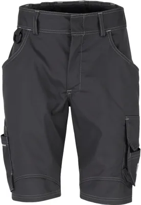 Produktbild von beb HANDWERK Herren Shorts FLEX Polyestermix Grau/Schwarz 48