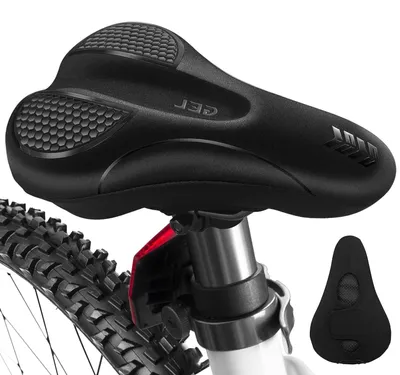 Immagine prodotto di Elzusha - Coprisella imbottito in gel per una pedalata confortevole