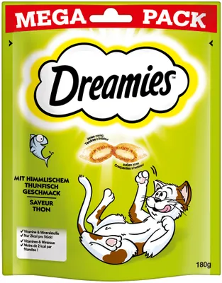 Obrázok produktu pre Dreamies 5998749138700, Snack, Mačka, Tuniak, 180 g