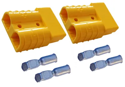 Produktbild von eXODA Batterie Stecker 50A gelb Set 2 Stück für 4-6 mm² Kabel