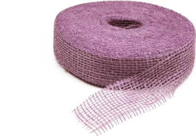 Produktbild von DecoHomeTextil SIZO® Deco Jute Eco Friendly Geschenkband Dekorationsband Lavendel 5 cm x 4000 cm