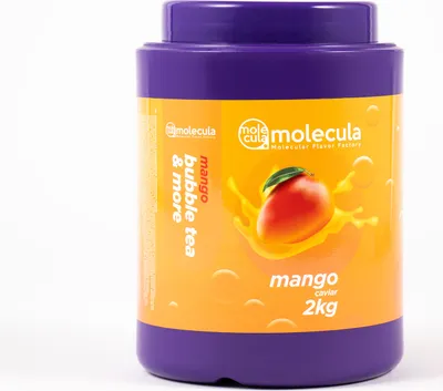 Produktbild von Popping Boba I Molekularer Kaviar Bubble Tea, Bubbles, Bubble tea Perlen 2kg I Mango