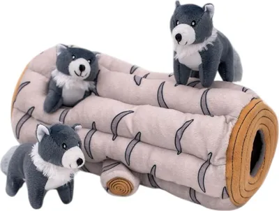 Produktbild von ZippyPaws Hundespielzeug Burrow Arctic Wolf