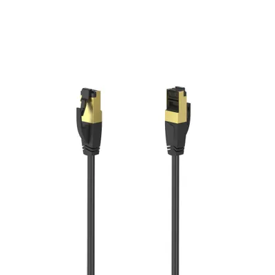 Image de Hama 00200693 Câble réseau noir 3 m Cat8 S/FTP (S-STP)