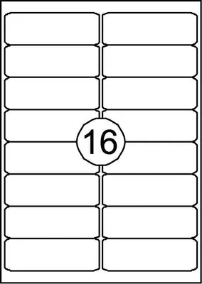 Image de Quantore - Étiquette 99,1 x 33,9 mm, 1 600 pièces