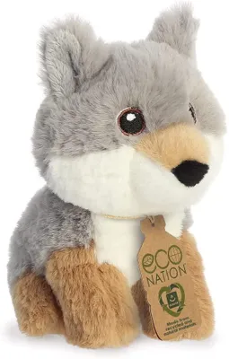 Produktbild von Aurora Eco Nation Mini Wolf Grau 13cm