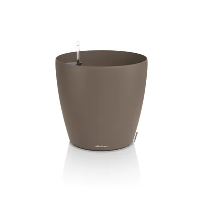 Produktbild von LECHUZA-Pflanzgefäß CLASSICO Color 50 Muskat | Pflanzgefäß mit Bewässerungssystem | matte Oberfläche | Ø 50 x 46,6 cm | 19462