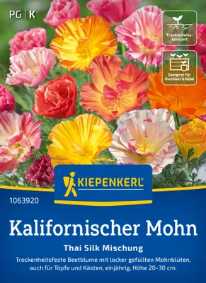 Artikelbild 2 von 'Kalifornischer Mohn Thai Silk Mischung' aus der Kategorie Mohnsamen