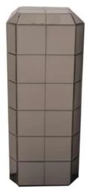 Produktbild von Light & Living - Blumensäule LUCIANO - Braun - 30x30x80 cm