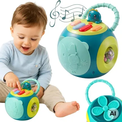 Image de Woopie : Sphère interactive Montessori, jouet éducatif en forme de piano