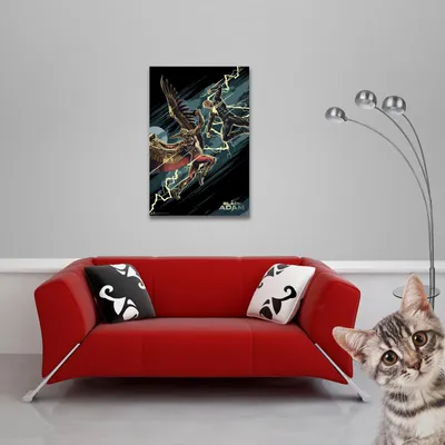 Produktbild von Black Adam - Poster - vs. Hawkman + 1 Ü-Poster der Grösse 61x91,5cm