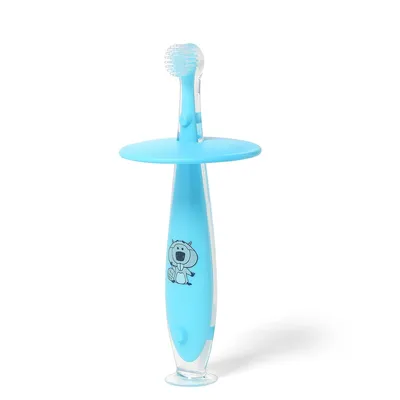 Produktbild von Sichere Zahnbürste mit Stopper 6m+ blau