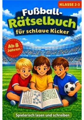 Produktbild von Fußball-Rätselbuch für schlaue Kicker