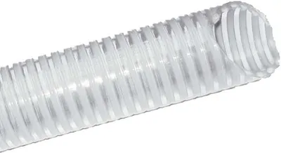 Immagine prodotto di Tubo flessibile in PVC opalino, plastificato, a spirale, PVC rigido, diametro 40, rotolo da 25 m