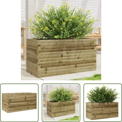 Immagine prodotto di The Living Store Fioriera 90x40x45,5 cm Legno di pino impregnato