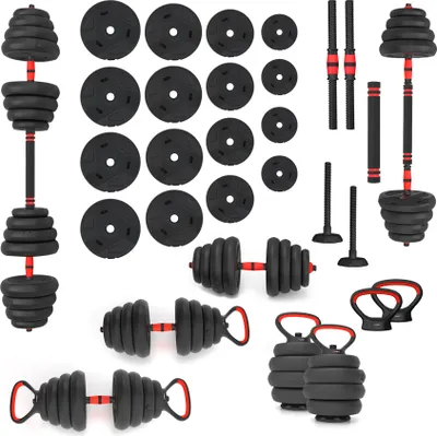 Produktbild von 6-in-1 Krafttrainingsset - 30 kg