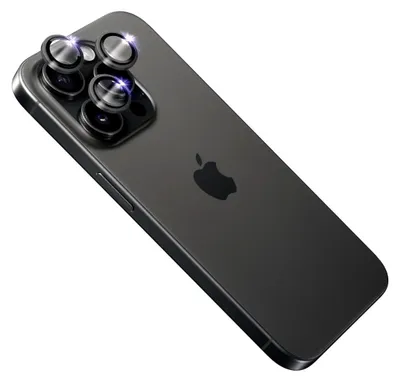 Obrázok produktu pre Sklo na fotoaparát FIXED Armor Sapphire pre Apple iPhone 15 Pro/15 Pro Max čierne