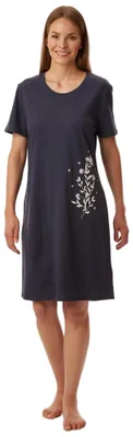 Image de Robe de nuit Schiesser Uncover, couleur gris-bleu, pour femme