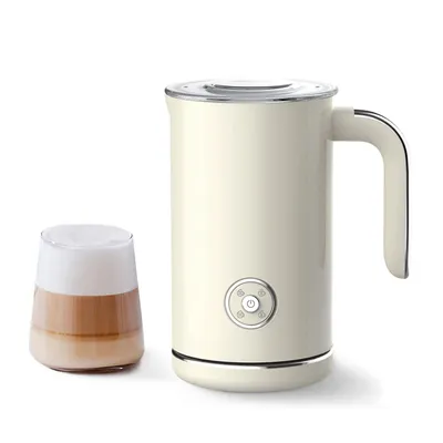 Produktbild von Tekoo Milchaufschäumer Elektrischer Milchaufschäumer 4-in-1, 500W, Edelstahl, 240ml Erhitzer