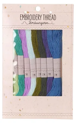 Zdjęcie produktu dla Zestaw nici do haftowania, 8 sztuk, 8 x 7 m