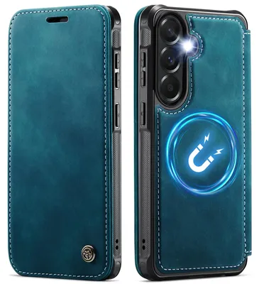 Produktbild von Samsung Galaxy A57 Hülle - CaseMe 053 Slim Book Case - MagSafe Compatible - Blau