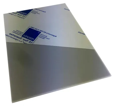 Produktbild von Acrylglasplatte, Maße A4 oder 297 x 210 mm, Dicke 3 mm, Kunststoff für Modellbau, für Innen- und Außenbereich, Farbe: Grau
