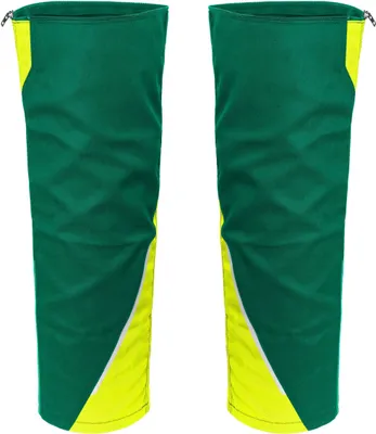 Obrázok produktu pre Qualitex - predĺženie nohavíc IRON z lyocellu - len pre pracovné nohavice IRON - vo farbe: zelená/výstražná žltá - Pánske: 46/48/50