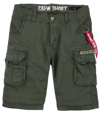 Imagen del producto de Pantalones cortos tipo cargo de la colección Alpha Industries, modelo CREW
