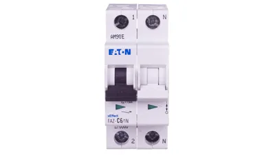 Produktbild von Eaton FAZ-C6/1N, Miniatur-Leistungsschalter, Typ C, IP20